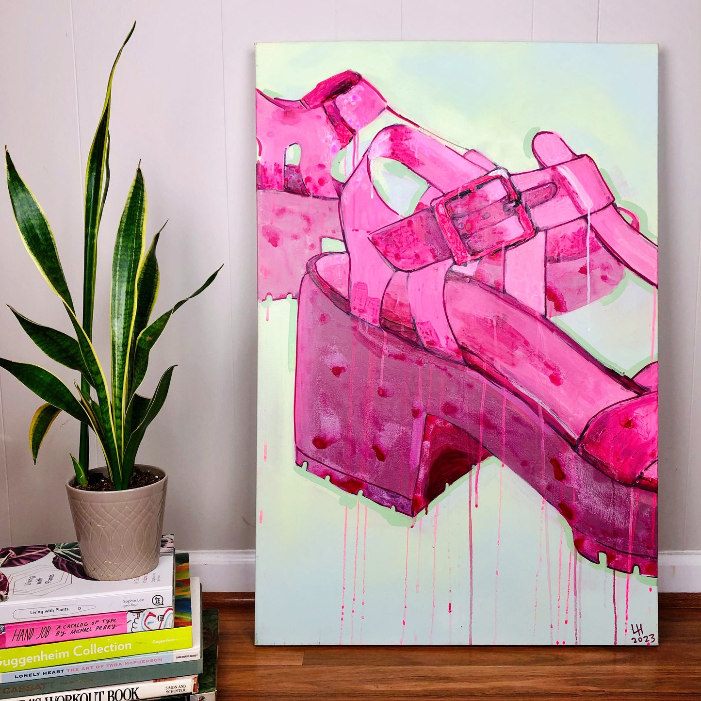 Pink Jelly Heels