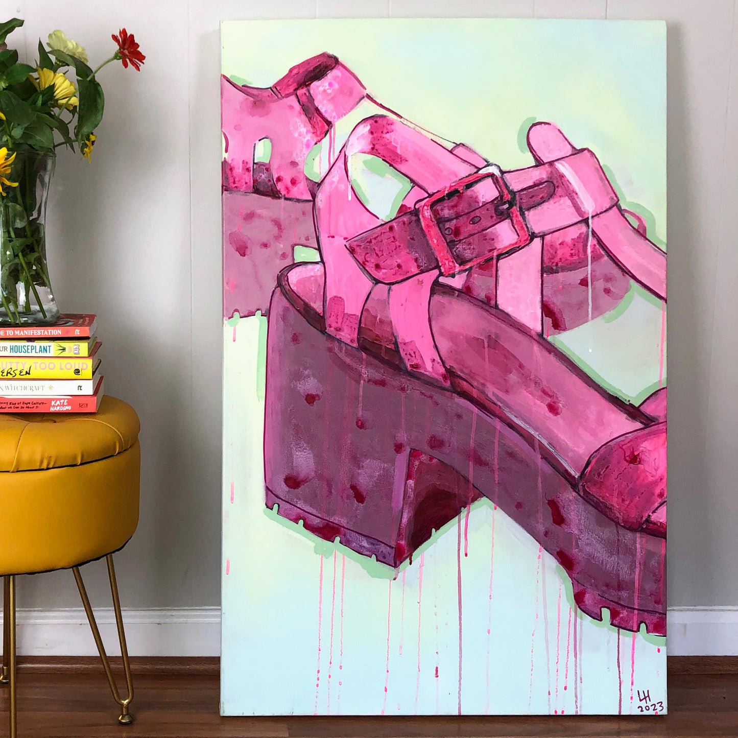 Pink Jelly Heels