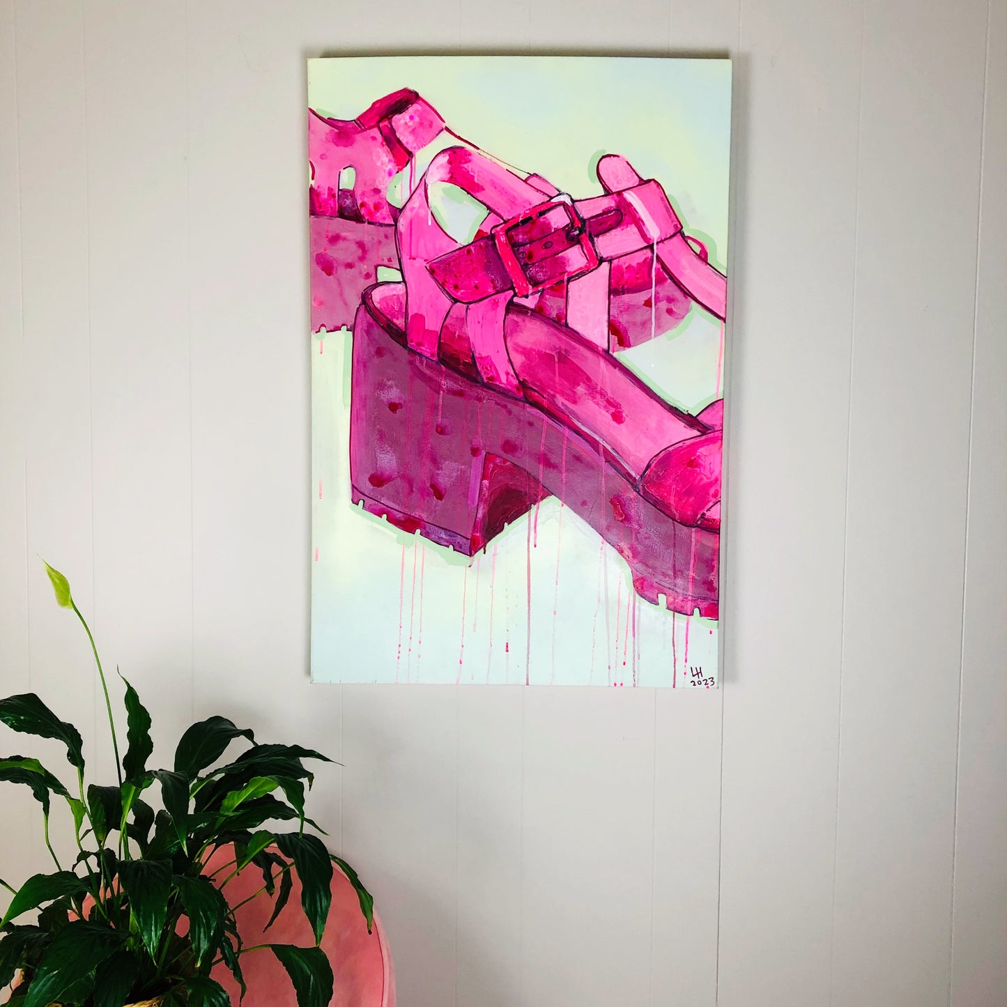 Pink Jelly Heels