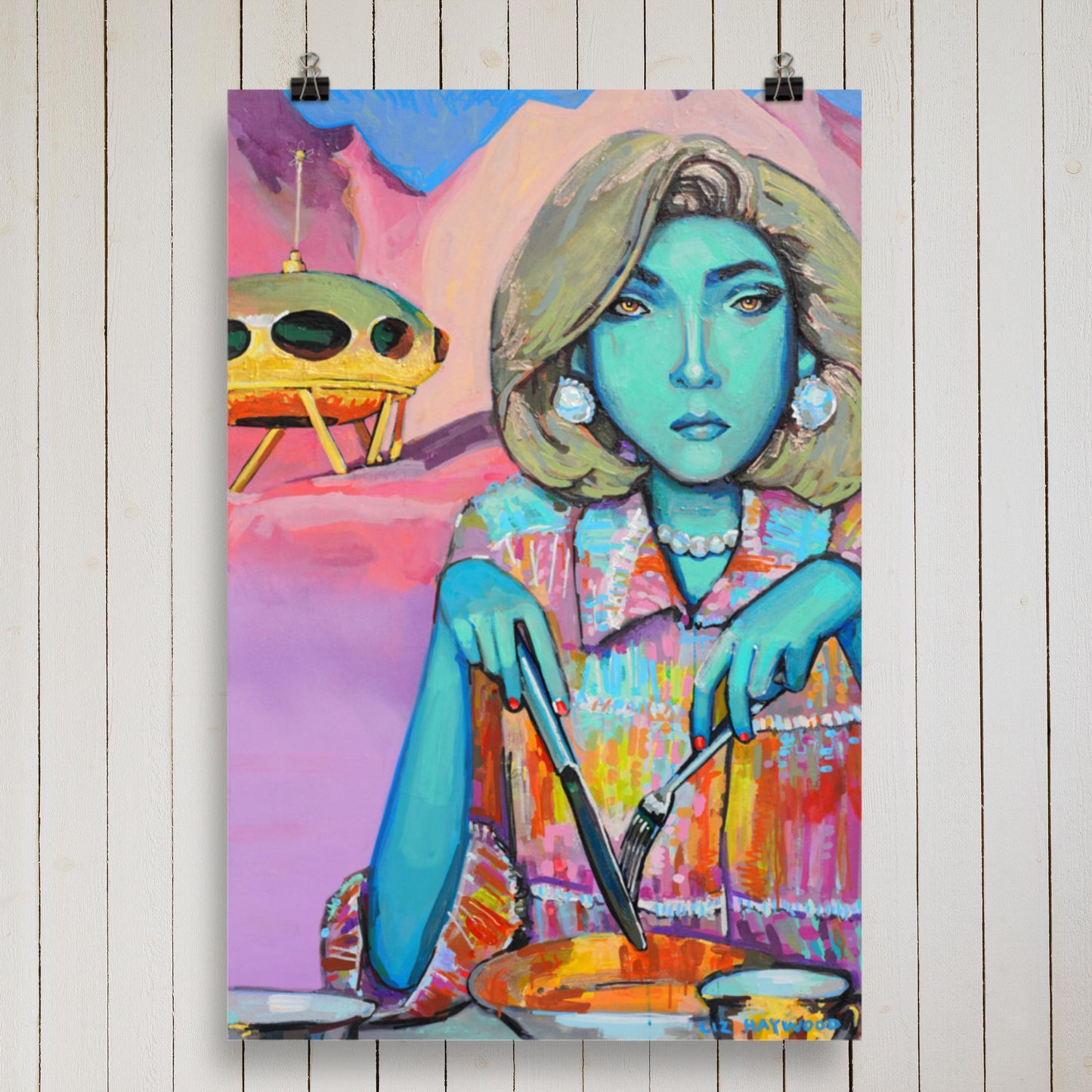 20 x 30 'Let's Touch Base' Print