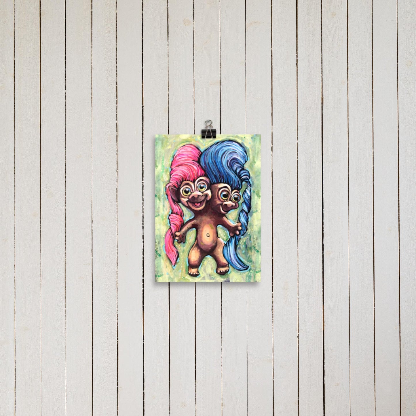 5 x 7 'Two-Faced Troll' Print