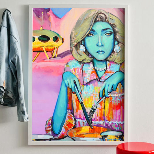 20 x 30 'Let's Touch Base' Print