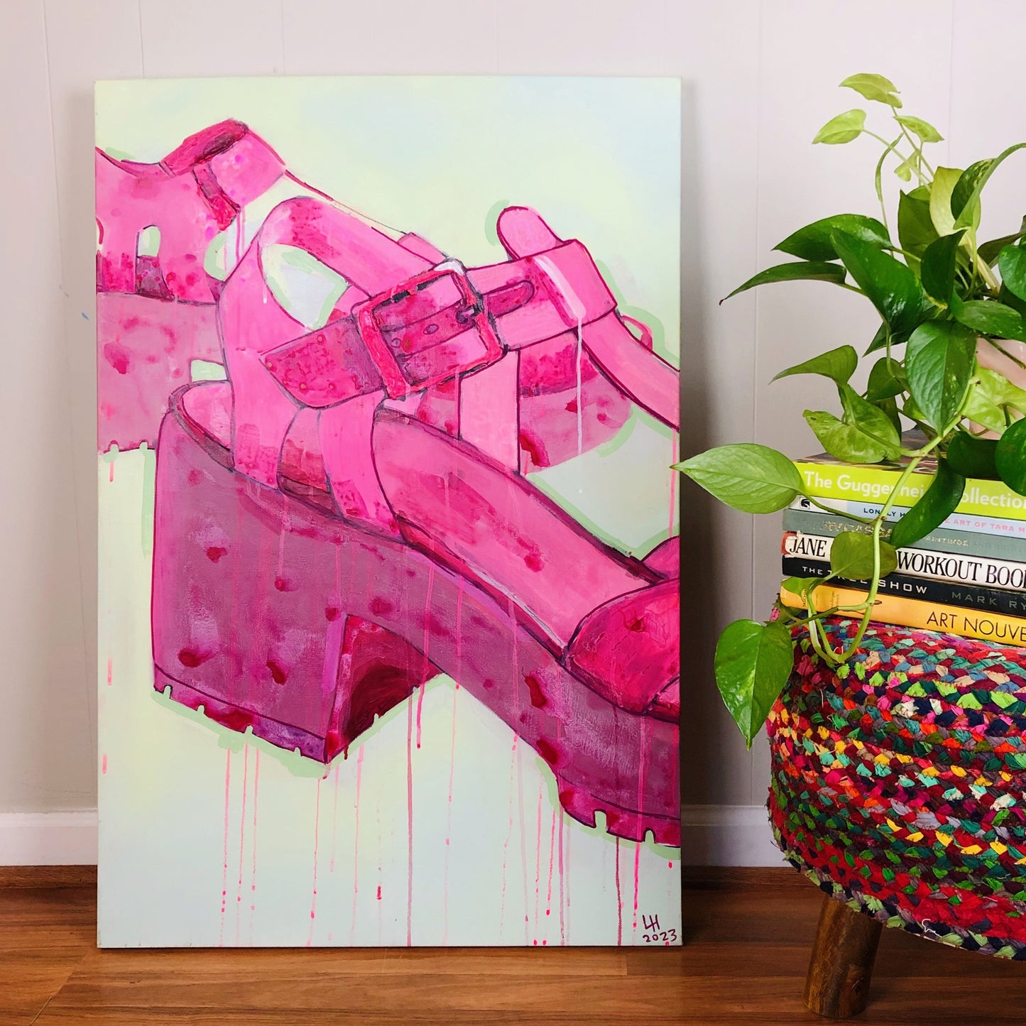 Pink Jelly Heels