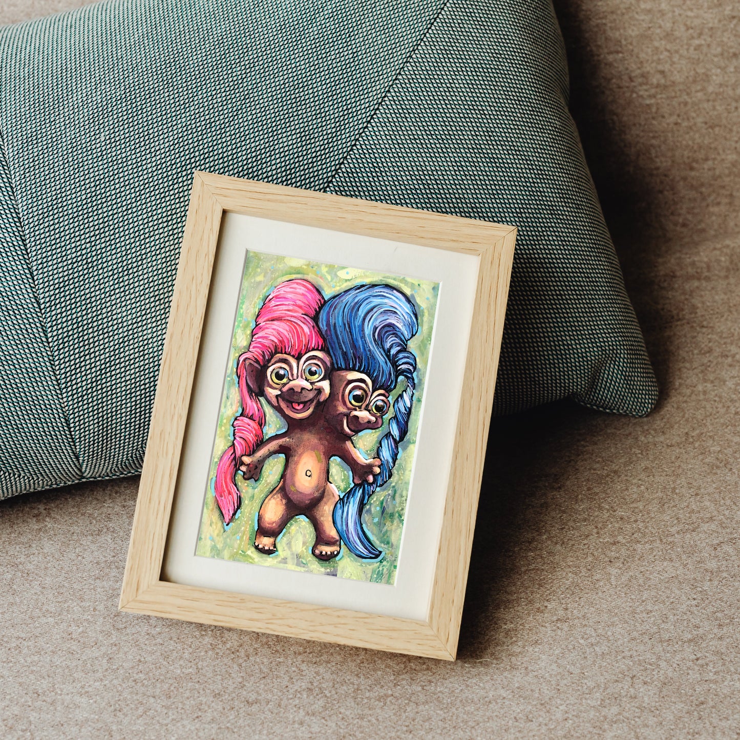5 x 7 'Two-Faced Troll' Print