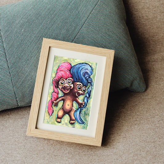5 x 7 'Two-Faced Troll' Print