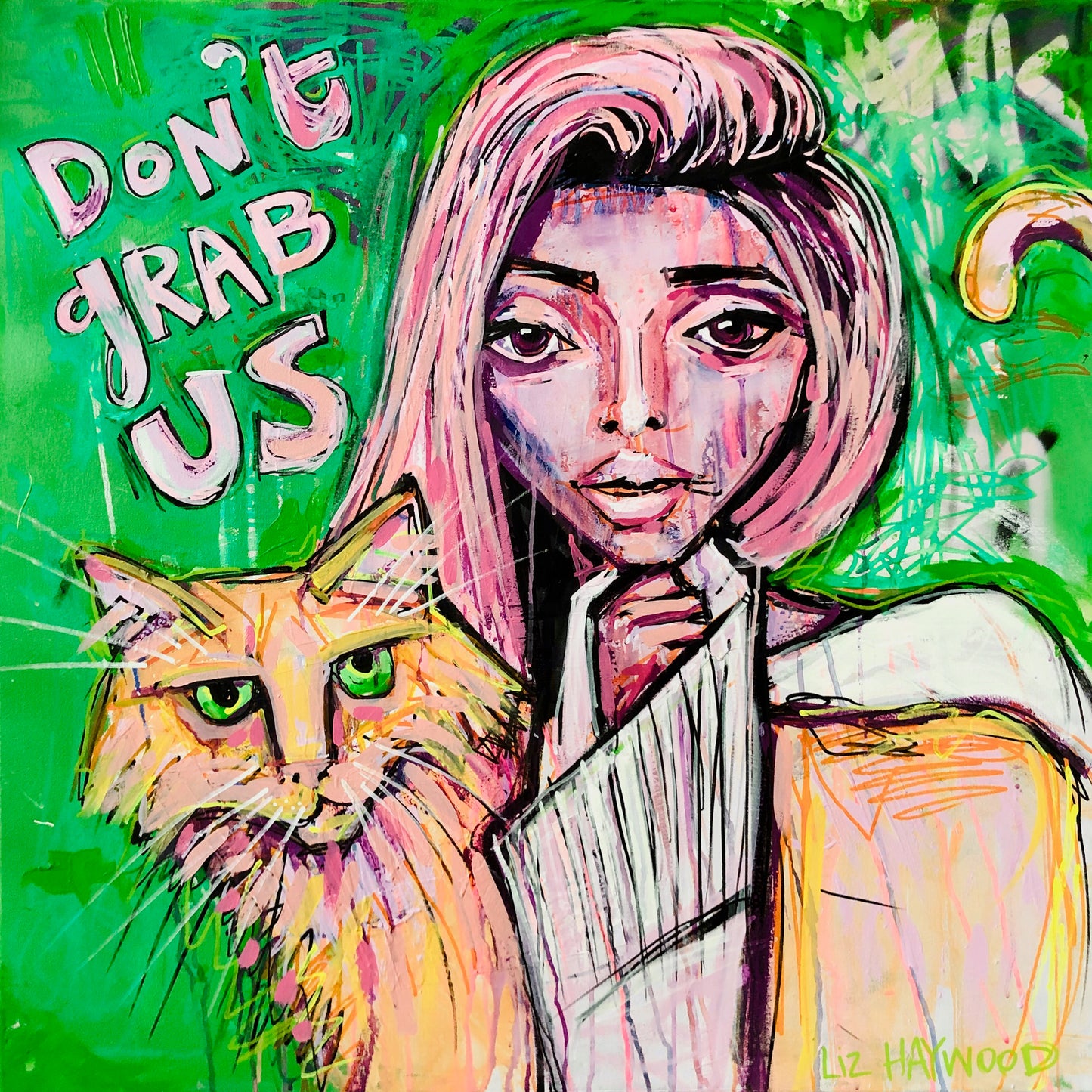 10 x 10 'Don't Grab Us' Print