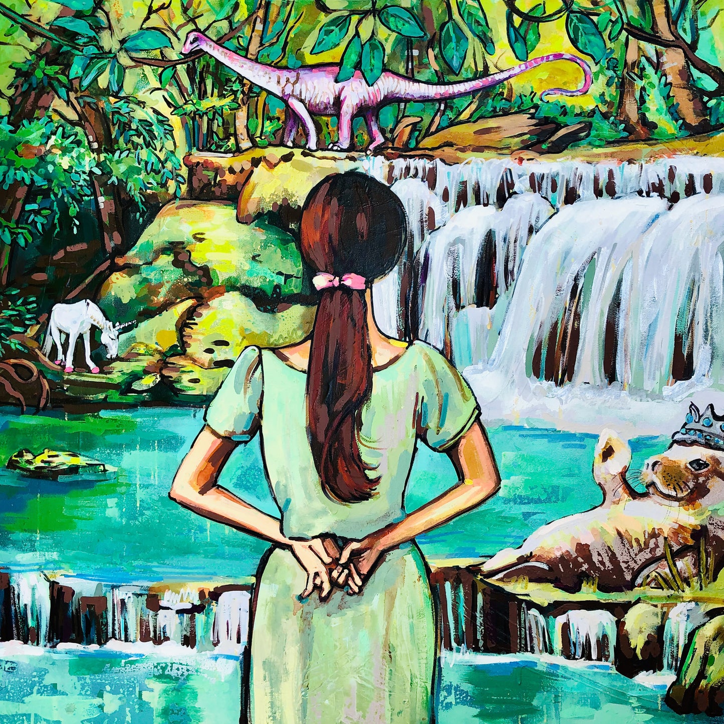 18 x 18 'Dreamy Scene' Print