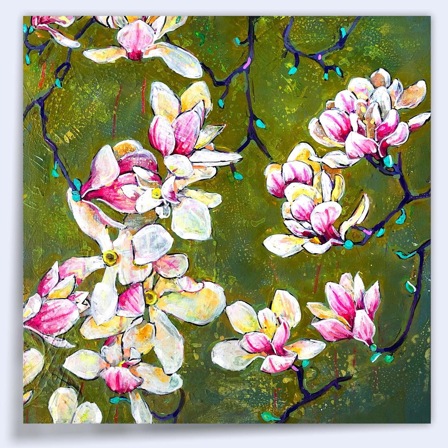 10 x 10 'Spring Blooms' Print