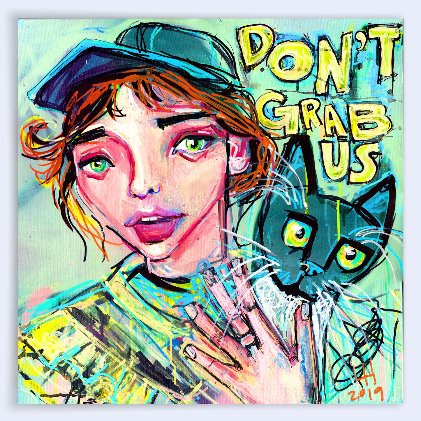 16 x 16 'Don't Grab Us' Print