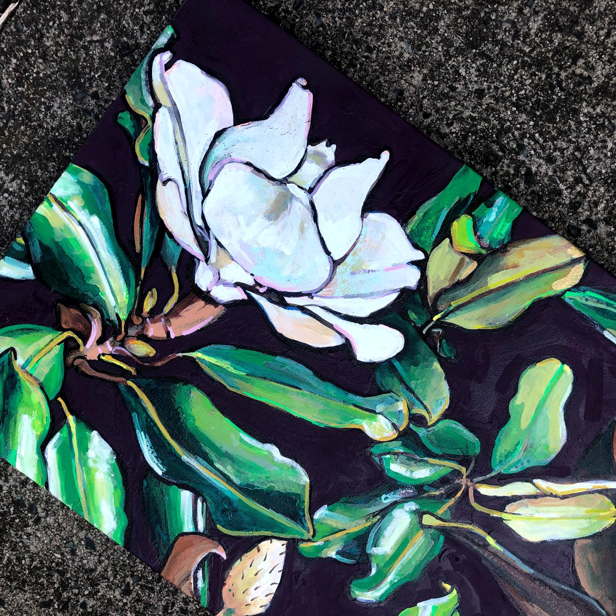 Magnolias on Merlot