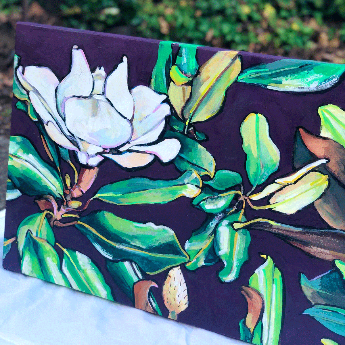 Magnolias on Merlot