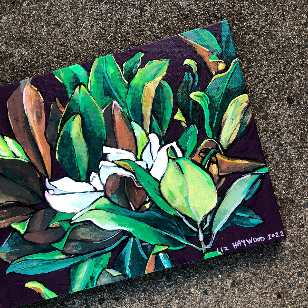 Magnolias on Merlot