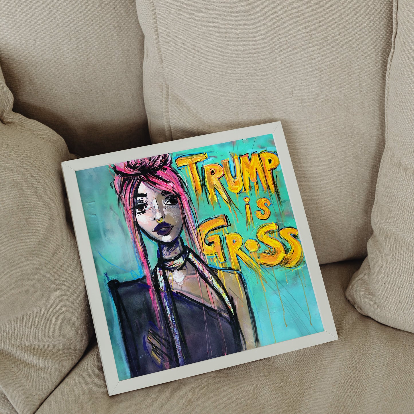 10 x 10 'Trump is Gross' Print