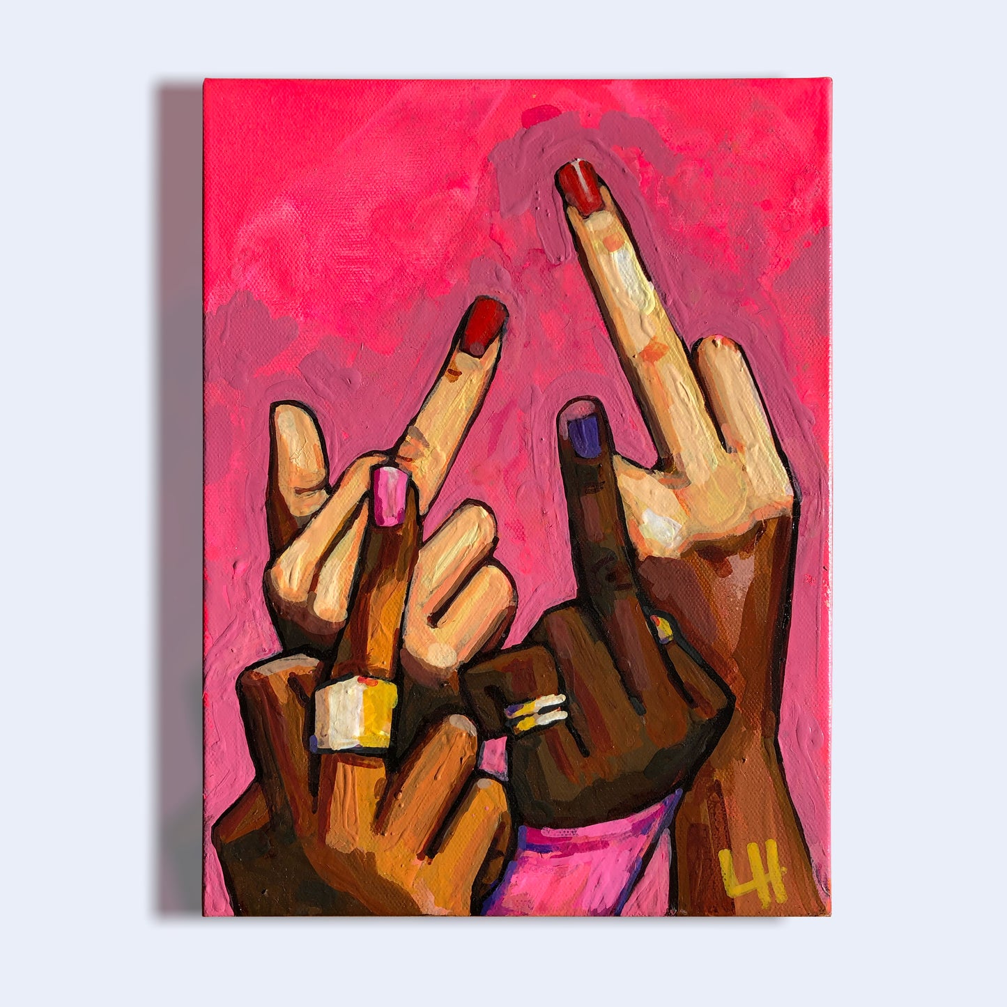 4 Middle Fingers Up No. 2
