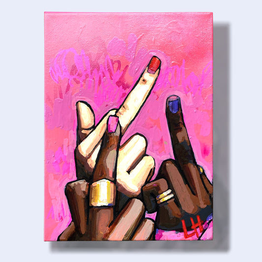 3 Middle Fingers Up