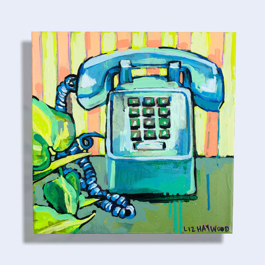 Phone on Citrus Stripe