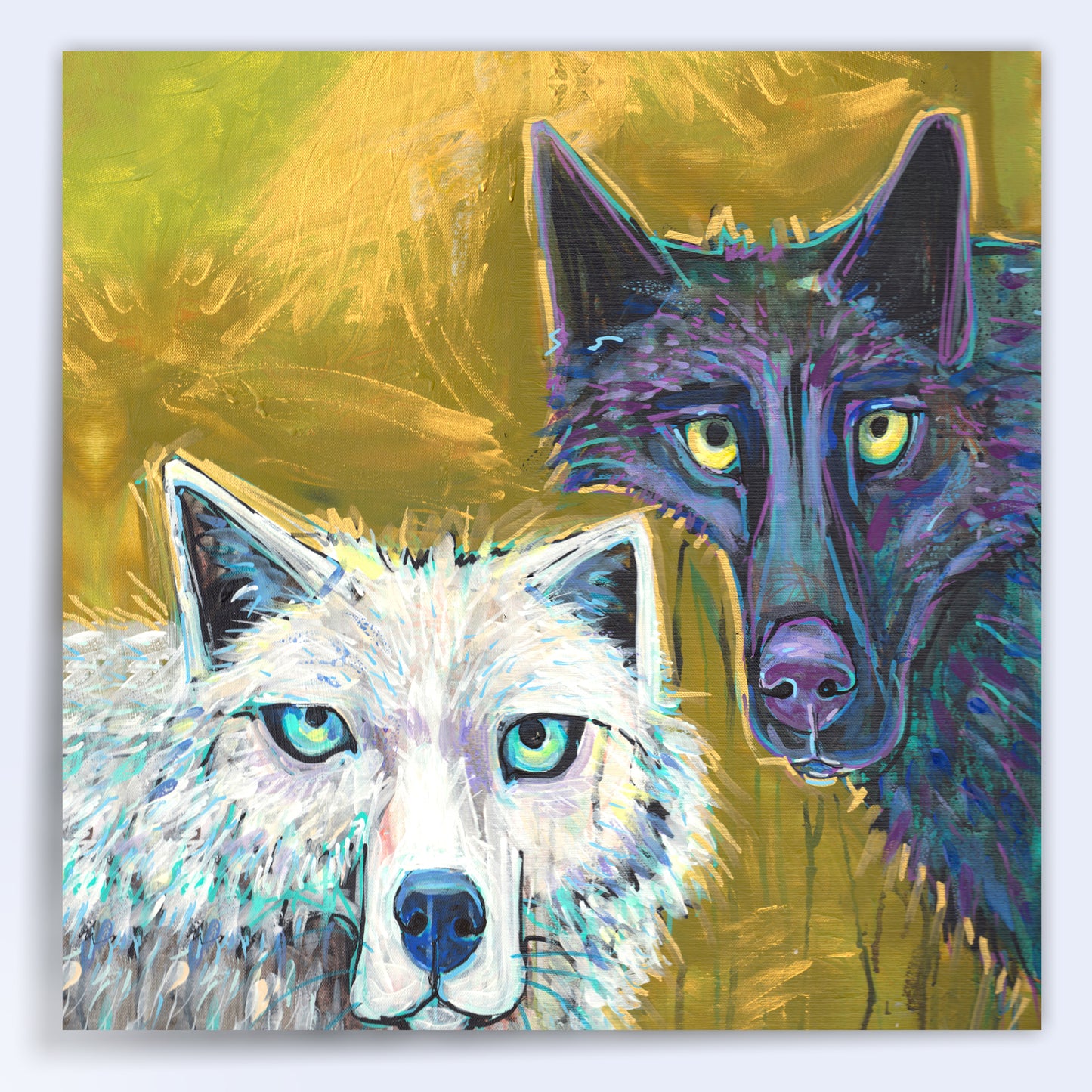 18 x 18 'Wolves' Print
